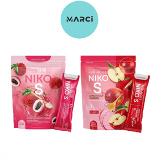 NIKO S นิโกะ เอส แอปเปิ้ล ไซเดอร์/ผงบุกรสลิ้นจี่ (5 ซอง/ชุด)