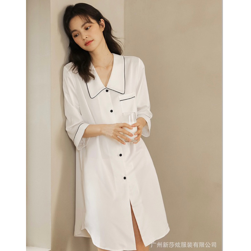 ชุดนอนผ้า Silk Satin พรีเมี่ยม(แบรนด์ Diane sally)