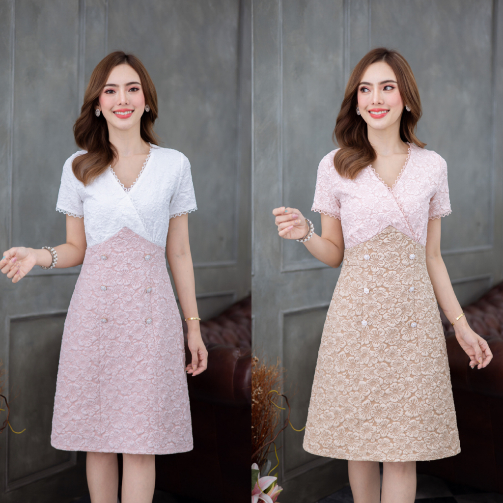 DD360-07-08ดอกคาเมเลียร์ชมพูครีม ขาวชมพู