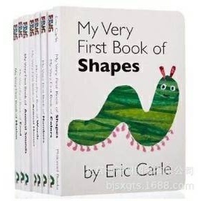 🐛My very first book : Eric Carle 8 เล่ม บอร์ดบุค เรียนรู้ภาษาอังกฤษ คำศัพท์ 0-3 ขวบ ภาพสวย เด็กๆชอบ