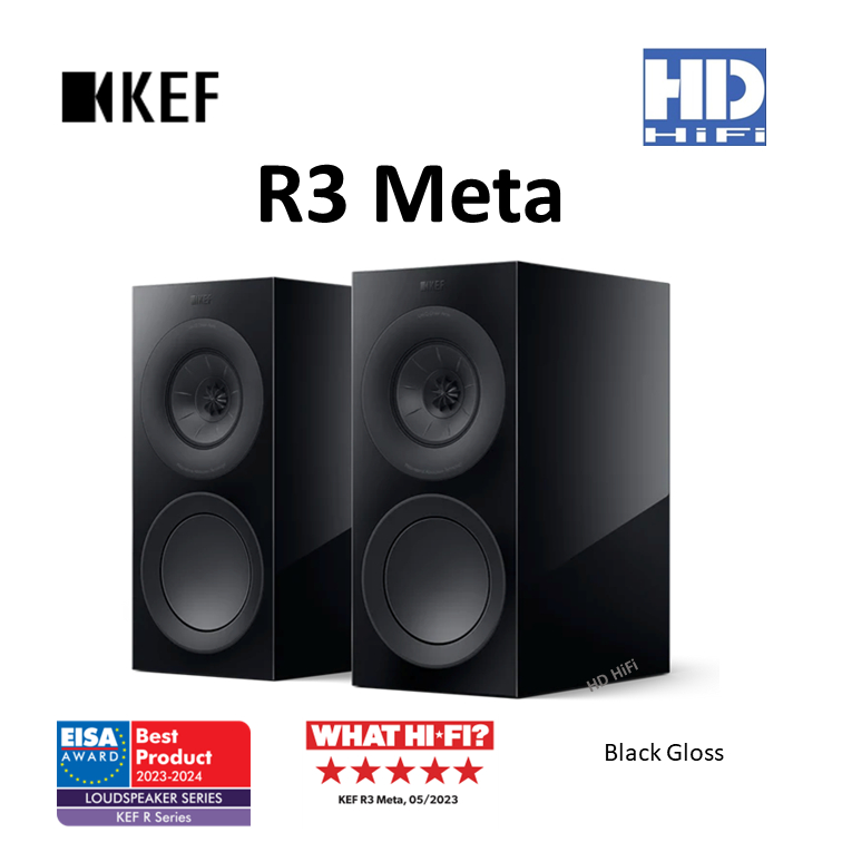 KEF R3 Meta Three-way bookshelf speaker