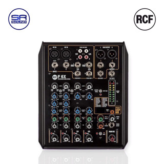 RCF F 6X มิกเซอร์อนาล็อก 6 ชาแนล mixing console with multi-FX (สินค้าใหม่ ประกันศูนย์ไทย)