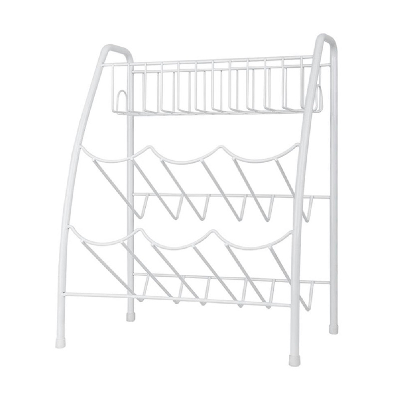 ชั้นวางขวดในครัวลวดเคลือบ3ชั้นEKONO 914