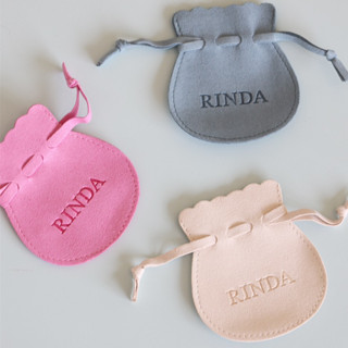 RINDA - Jelly jewelry pouch 🍬 (beige/pink/ocean blue)