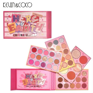 ⚡FLASH SALE⚡♡พร้อมส่ง KEVIN&amp;COCO 51 Colors Eyeshadow Blush Highlighting Palette, Matte Glitter Makeup Palette พาเลตอายแช