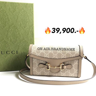 🥰สุดฮิต สีน่ารักมาก New gucci horsebit 1955 mini bag