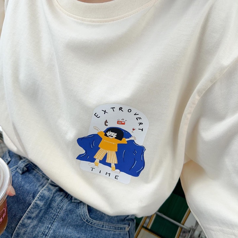 Extrovert - เสื้อยืดโอเวอร์ไซส์ Myyoungs