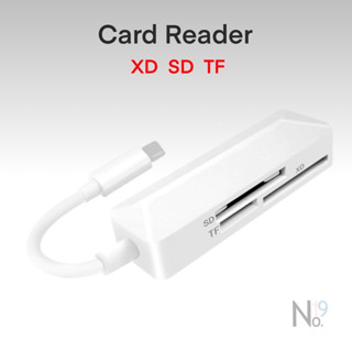 IP / Android to XD / SD / TF Card Camera Reader 3 in 1 OTG SDCard สำหรับ Iphone photo USB-C Type-c USB C Type MicroSD