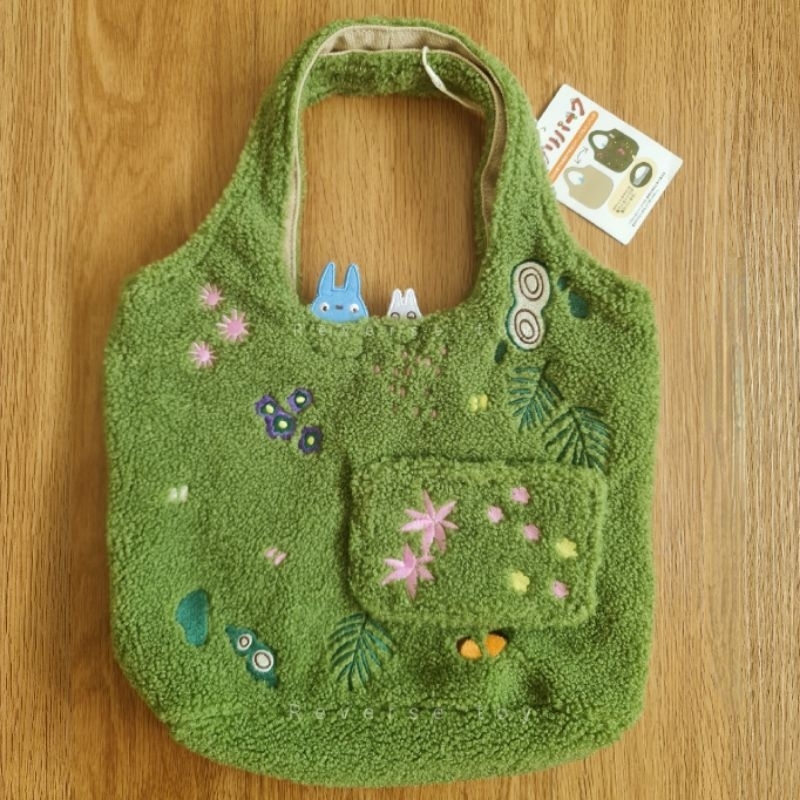 🌷🌼 พร้อมส่งในไทย 🌼🌷 กระเป๋าผ้าโตโตโร่ สตูดิโอจิบลิ : Totoro Tote Bag  Limited Ghibli Park ลิขสิทธิ์แ
