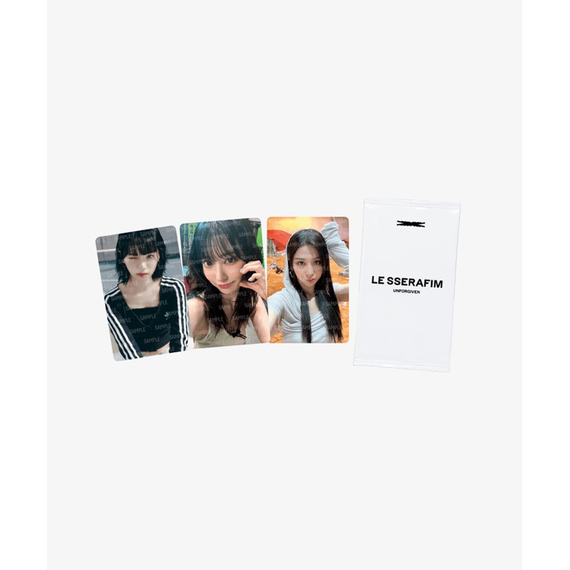 [✅พร้อมส่งค่ะ] LE SSERAFIM PHOTO CARD UNFORGIVEN JAPAN