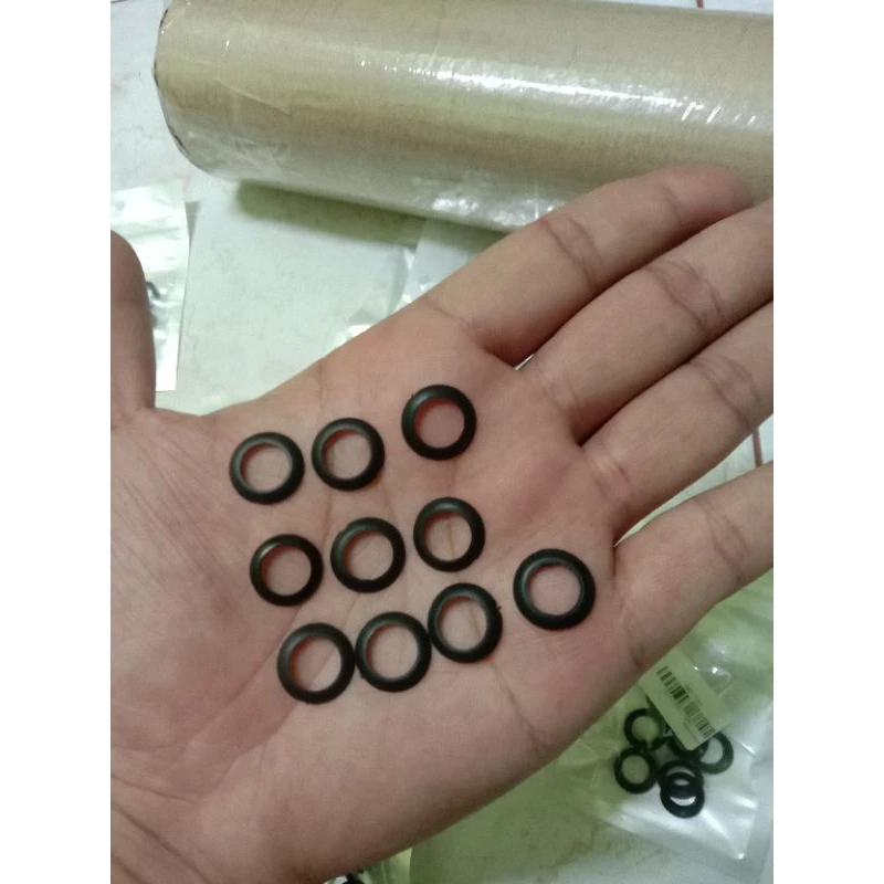 แหวนยางPVC(แบบอย่างดี)สำหรับปิดหน้าฟอกิ๊บด้ามคันเบ็ด แหวนยางปิดหน้าโฟวกิ๊บ(ราคาต่อ1ชิ้น)