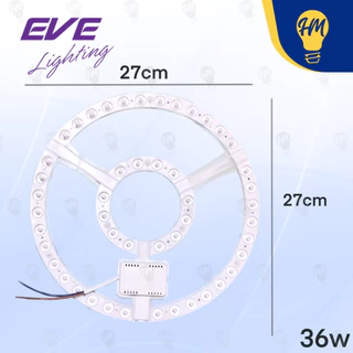 EVE แผงไฟ LED 24W 36W แสงขาว/แสงวอร์ม รุ่น Saver หลอดไฟ LED หลอดไฟนีออนกลม