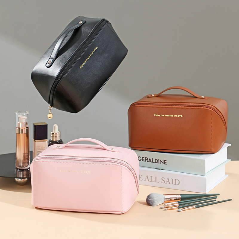 *พร้อมส่ง*กระเป๋าใส่เครื่องสำอาง กระเป๋าแต่งหน้า มีหูหิ้ว MakeupBag cosmetic storagebag