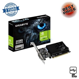 VGA GIGABYTE GEFORCE GT 730 - 2GB DDR5 [GV-N730D5-2GL] ประกัน 3Y การ์ดจอ กราฟิกการ์ด