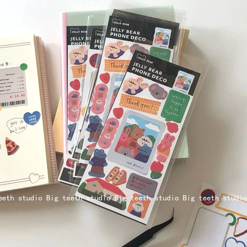 พร้อมส่ง/กรุงเทพ สติ๊กเกอร์น่ารัก (กันน้ำ น่ารัก)