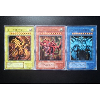 Konami Yugioh การ์ดยูกิ ลิขสิทธิ์แท้ภาษาญี่ปุ่น Set 3 ใบ 3 เทพ Slifer,Obelisk,Ra ปี 2014 ระดับ : Ultra Rare