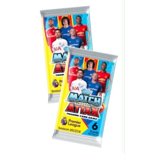 การ์ด Topps : Match Attax 2017/18 (เหมา 10 ใบ)