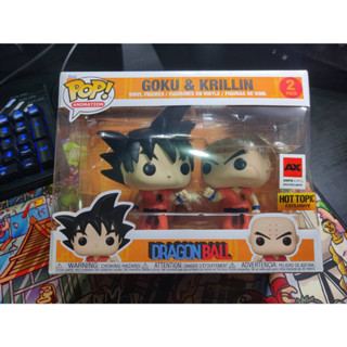 Funko Pop แท้ 100% !!! Dragon ball : Goku &amp; Krillin Pack 2 กล่องตำหนิ