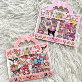 สติกเกอร์ sanrio ไดคัทพื้นใส สติกเกอร์น่ารัก