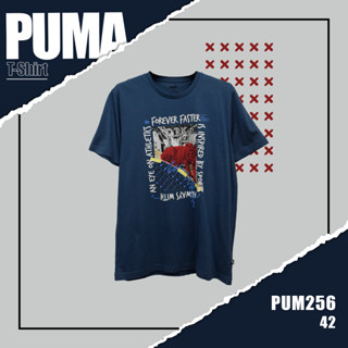 เสื้อยืดเเขนสั้น PUMA รหัส 256ผ้านิ่มใส่สบาย ระบายอากาศดี ใส่ได้ทั้งชายและหญิง