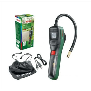 BOSCH ปั้มเติมลม3.6V Easy Pump สายชาร์จ USB สามารถชาร์จผ่าน พาวเวอร์แบงค์ได้ มีหัวเติมลมให้มา 4 แบบ