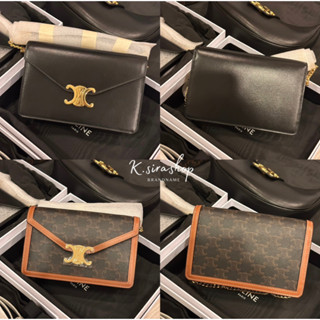 [ส่งฟรี] New Celine Woc Wallet on chain