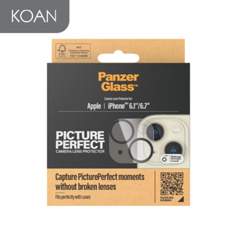 ฟิล์มกระจกกันรอยเลนส์กล้อง PANZERGLASS PicturePerfect Camera Lens Protector for iPhone 15/15 Plus - 15 Pro/15 Pro Max