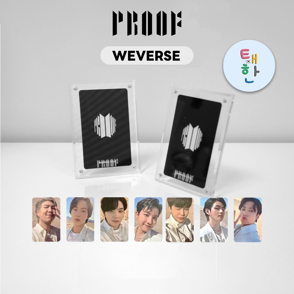 ✅พร้อมส่ง [BTS] การ์ด BTS 'PROOF' [Weverse Shop PHOTOCARD]