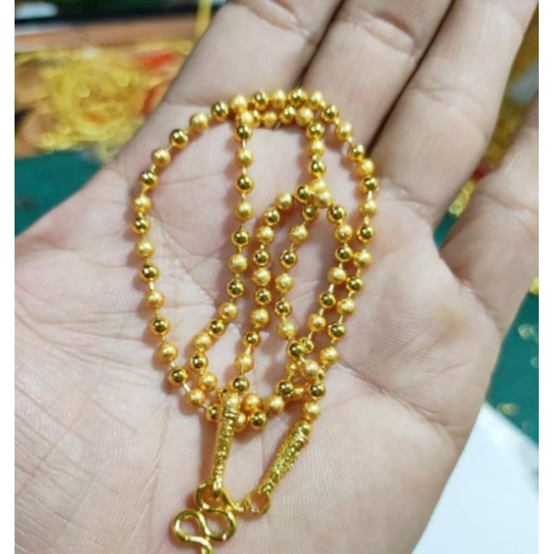 J44สร้อยคอลายไข่ปลาเงาสลับทรายมีหนัก2สลึง1บาทและ2บาท แถมฟรีตะขอสำรองอีก1อัน งานเกรดพรีเมี่ยมสวยนิ่มใส่ทน ใส่อาบน้ำได้