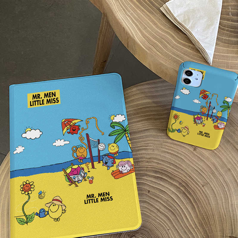 ✨พร้อมส่ง✨เคสไอแพด Pro13 2024 Air7/6 Gen9 Gen8 Air5 MR.MEN&LITTLE MISS เคส ipad Pro11 Air4 Gen11