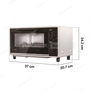 TOSHIBA เตาอบไฟฟ้า รุ่น TM-MM10DZC ขนาด 10 ลิตร สีขาว