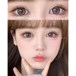 Blink Blink สีเทา สีน้ำตาล คอนเเทคเลนส์กรองเเสง Luxzylens Bigeye