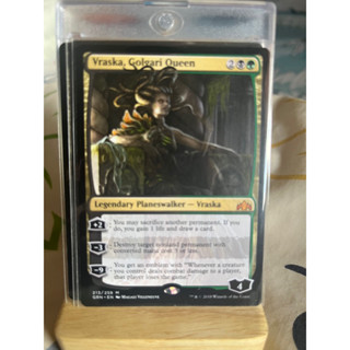 การ์ด MTG Vraska, Gogari Queen Magic the Gathering EDH รุ่น GRN สภาพ Nm