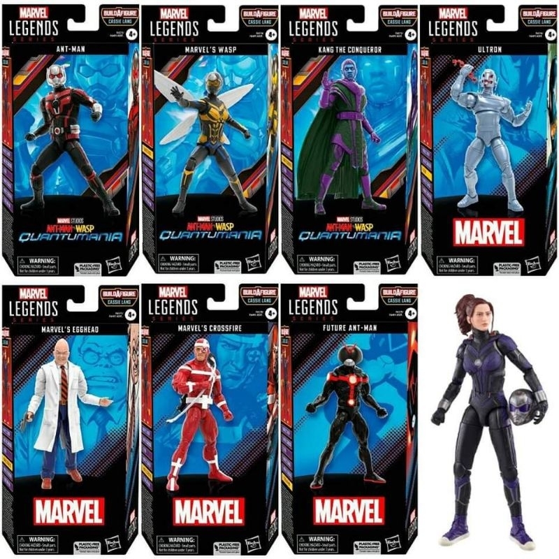 Hasbro Marvel Legends Ant Man &amp; The Wasp Quantumania​ Wave (7ตัว+BAF) 6-Inch Action Figure