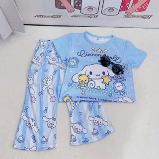 พร้อมส่ง ชุดเซ็ตลูกสาว ลายมายเมโลดี้ ชินนาม่อน คุโรมิ (เสื้อ+กางเกงขายาว) น่ารักมาก ต้องตำแล้วแม่ No.020-022