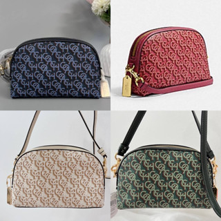 🎀(สด-ผ่อน) CF343 Madi Crossbody With Signature Monogram Print