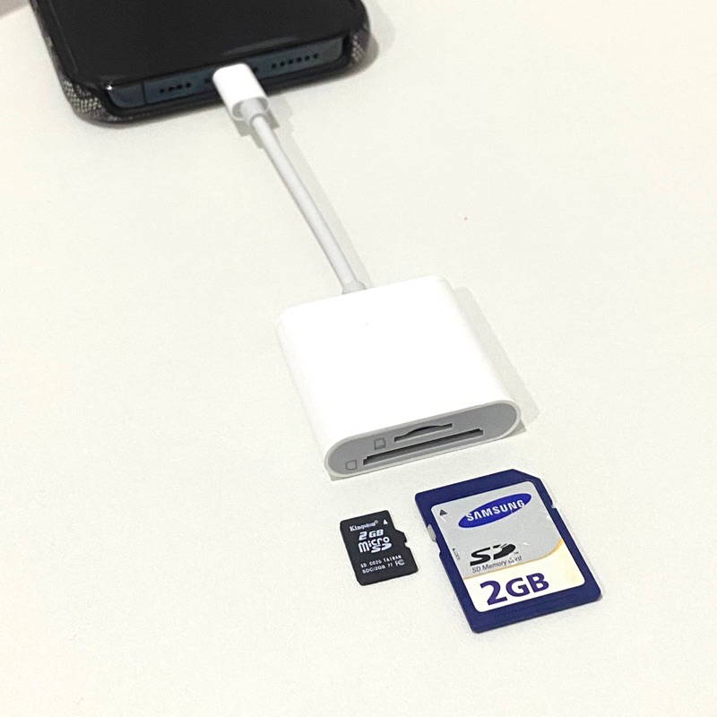 การ์ดรีดเดอร์อ่านเมม sd card / micro card ได้ ต่อเข้า ไอโฟน ไอแพต ได้โดยตรง