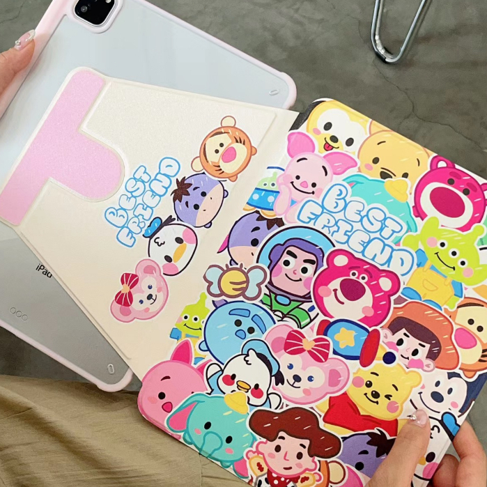 🪐24 ชั่วโมงเคส🪐เคสiPadหมุน 360°Gen9 Air7 11 อะนิเมะที่ดีที่สุด ช่องใส่ปากกาขวา Acrylic เคสipad AIR6