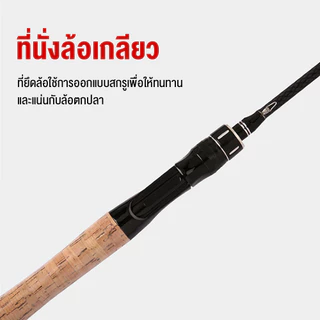 คันเบ็ดตกปลา UL 1.65 1.8 ม. ด้ามจับโค้ง สำหรับตกปลา ของแท้ รับน้ำหนักได้มาก