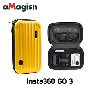 AMagisn Insta360 GO 3 Hard Small Carring Case Yellow กระเป๋าถือ ป้องกันกล้อง