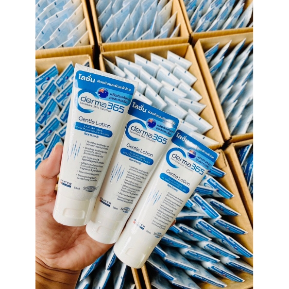 D-628 เดอร์ม่า365 ครีมทาหน้าขนาด50ml. (หลอด)