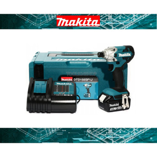 MAKITA ชุดสว่านไขควงไร้สาย 18 โวลต์ มากีต้า รุ่น DTD156SF1J  1/4 นิ้ว