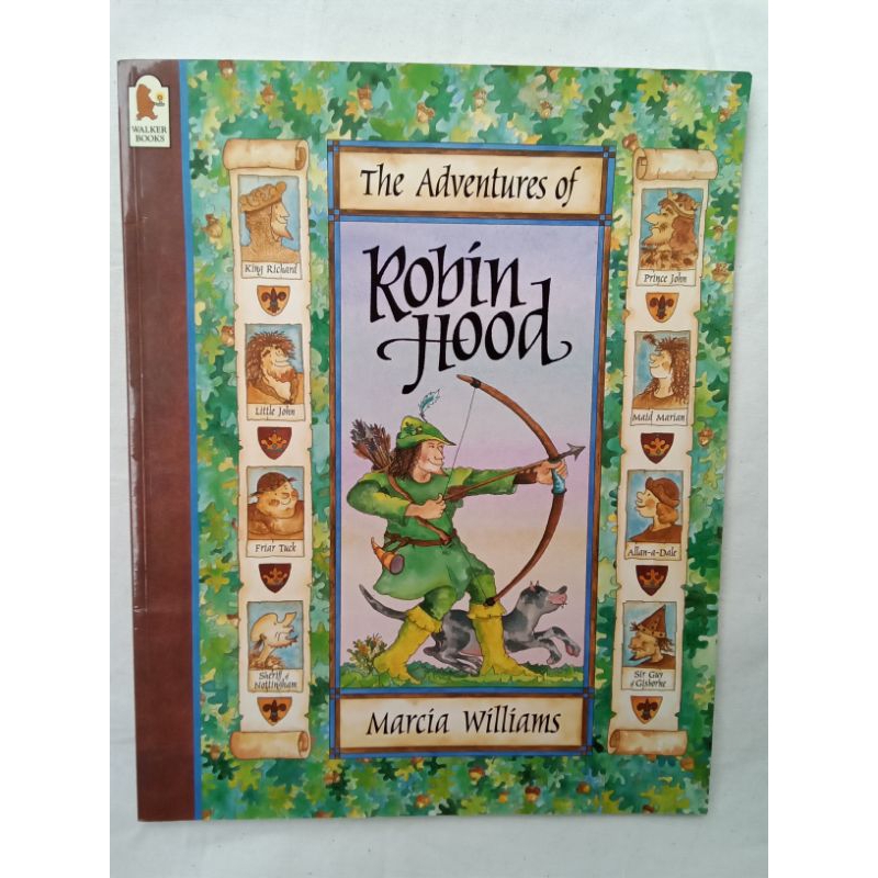 The Adentures of Robin  Hood  Retold and illustred by Marcia  Williams (used book)