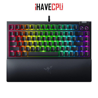 iHAVECPU KEYBOARD (คีย์บอร์ด) RAZER BLACKWIDOW V4 75% (RAZER ORANGE TACTILE SWITCH GEN-3) (EN)