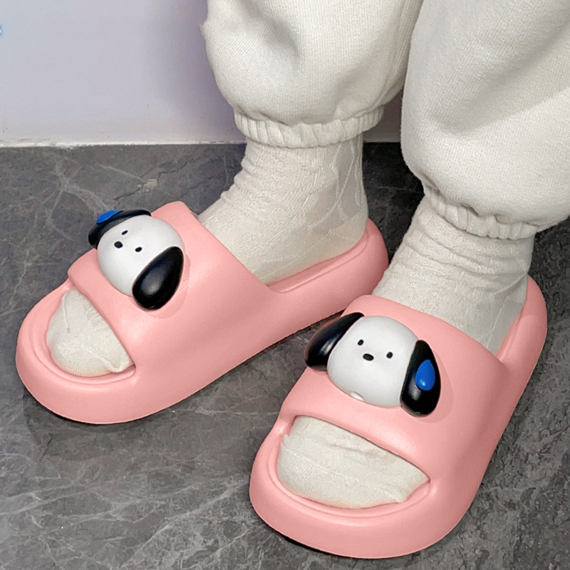 ShoesStudios พร้อมส่ง  รองเท้าแตะ กันลื่น แบบนิ่ม ดีเทลน่ารักด้วยตัวติดรูปน้องหมาตัวใหญ่ๆสุดน่ารัก ไม่ควรพลาดอย่างยิ่ง🌷 - รูปที่ 6