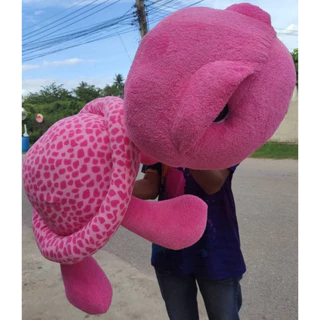 🐢 เต่าแซมมี่จัมโบ้ – ตุ๊กตาเต่าขนนุ่มพรีเมียม ตัวใหญ่100-120 ซม. นุ่มนิ่มเต็มไม้เต็มมือ เต็มกอด