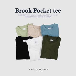 TWENTYSECOND เสื้อยืดแขนสั้น รุ่น BROOK POCKET TEE (RELAXED FIT)