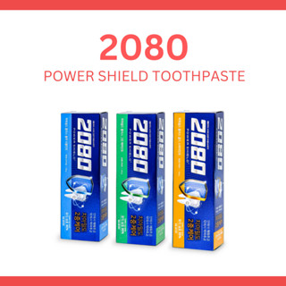 [แถมฟรี แปรงสีฟัน] ยาสีฟันเกาหลี 2080 POWER SHIELD TOOTHPASTE 120 g