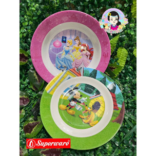 จานเมลามีนทรงลึก 8 นิ้ว และ 9 นิ้ว ศรีไทยซุปเปอร์แวร์ ลายการ์ตูน มีลายเยอะ #ร้านรุ้งจิปาถะ