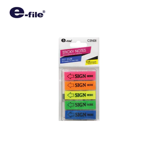 กระดาษโน้ต อินเด็กซ์โน้ต Sticky Notes e-file รุ่น CSN05/CSN08/CSN12/CSN13 (จำนวน 1 อัน)